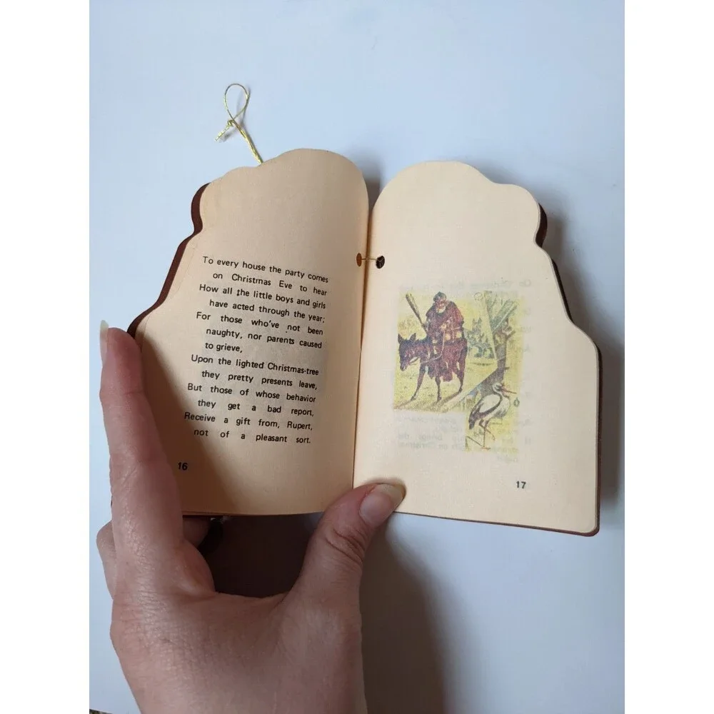 Vintage Victorian Santa Claus Mini‎ Book 23 Pgs. Christmas Ornaments 5